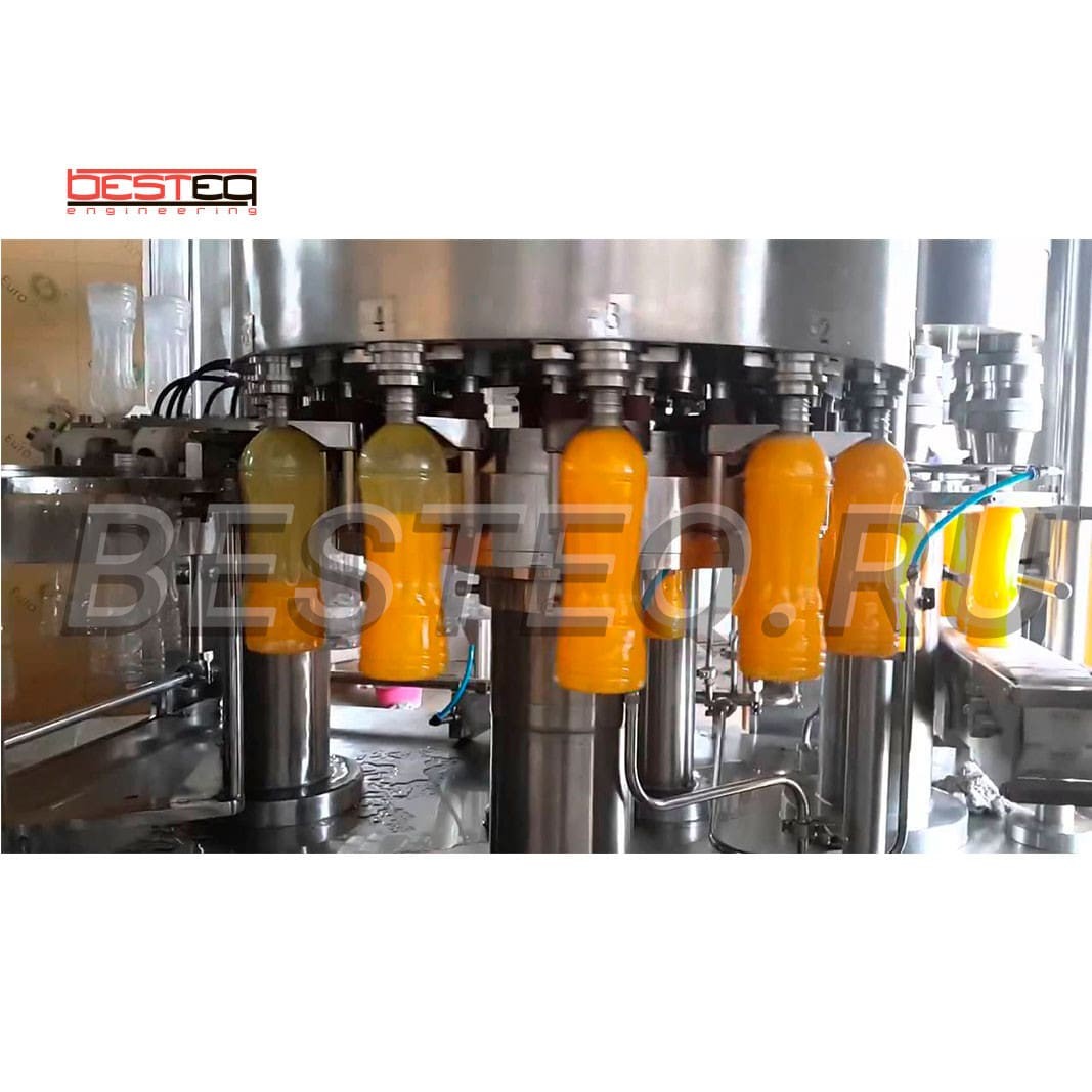 Комплексная линия розлива и укупоривания соков прямого отжима заказать в России | ООО БЕСТЕК-Инжиниринг