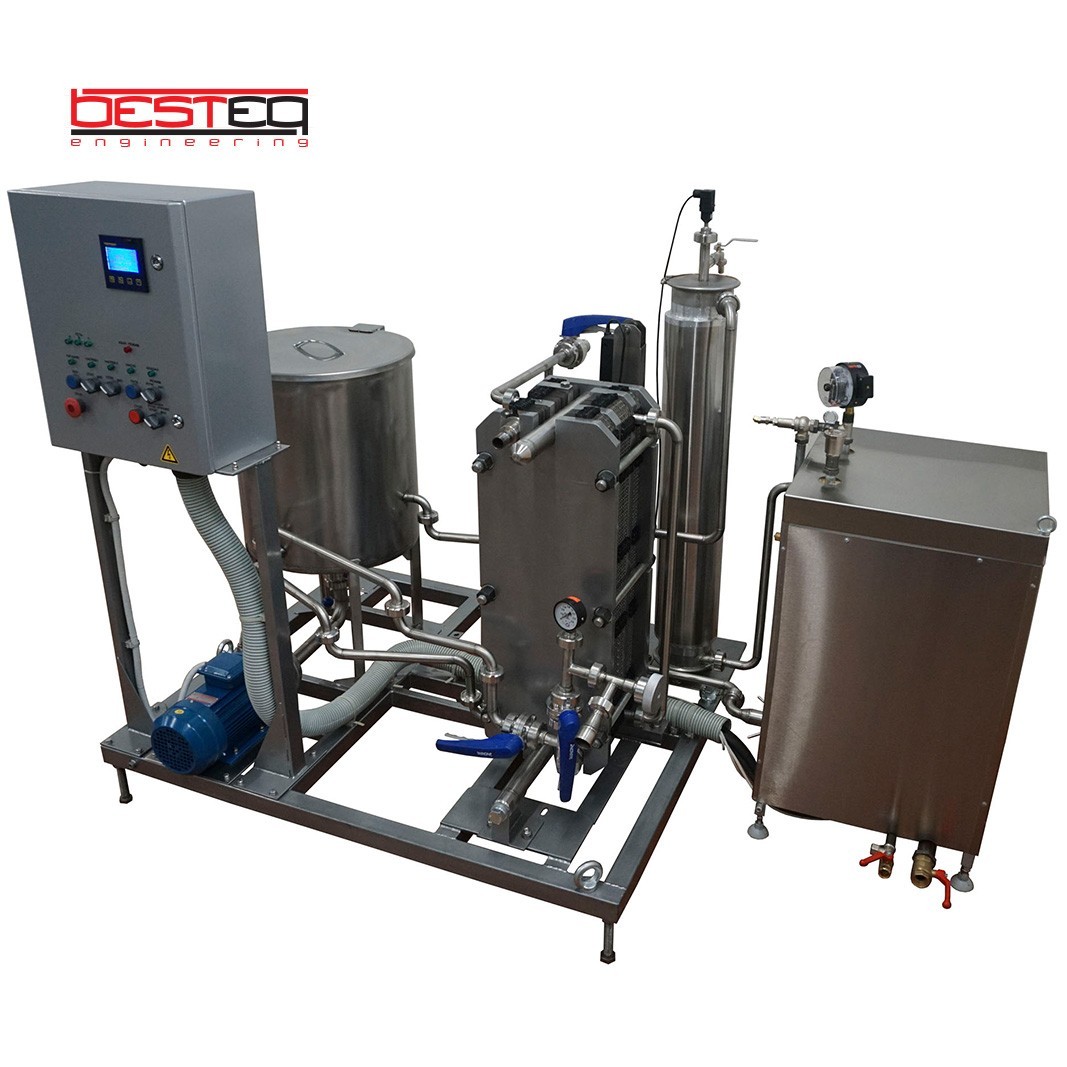 Комплект оборудования для пастеризации (проточный пастеризатор-охладитель молока) ИПКС-013-1500