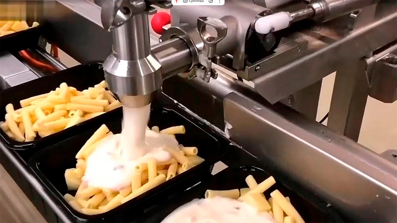 Линия фасовки макарон с соусом заказать в России | ООО БЕСТЕК-Инжиниринг